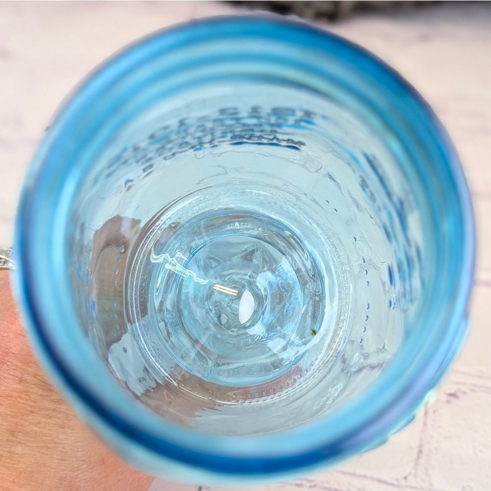 Set of 2 Limited Edition Redneck Blue Mason Jar Hillbilly Wine Glass - Picture 9 of 13
